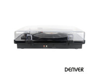 Denver 33/45/78RPM Vintage 5W Preto Denver 33/45/78RPM Vintage 5W Preto
